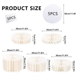 Round Pedestal Stand Foldable Cardboard Columns Cylinder Tables for Parties Baby Shower Birthday Wedding Display Decoration