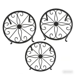 Floor-standing Storage Rack Multi-layer Iron Art Flower Stand Indoor Outdoor Universal Living Room Balcony Succulent Green Radis