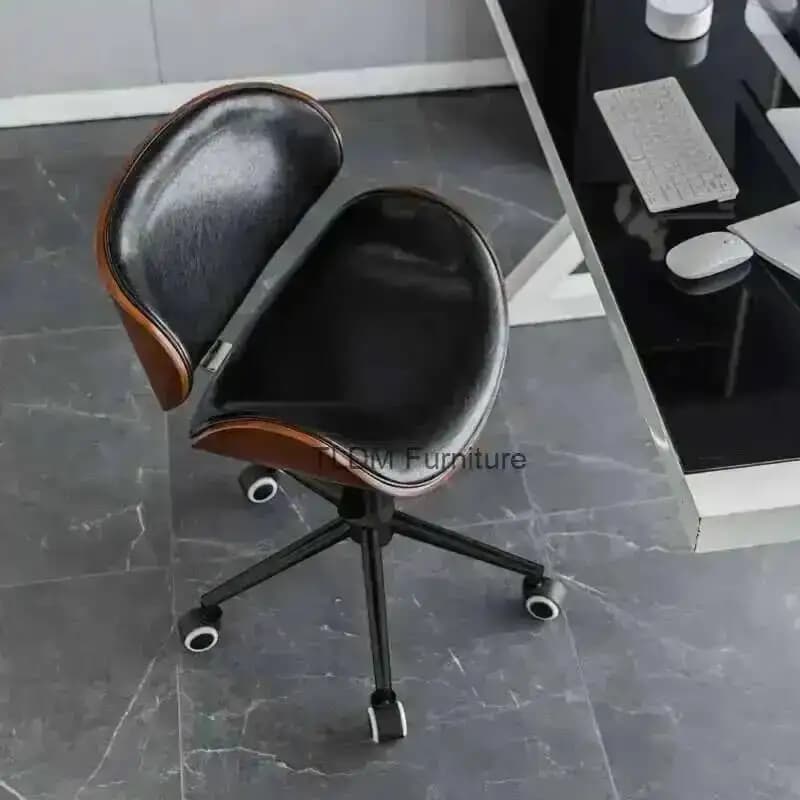 Chair Wood Craft Backrest Chairs Stainless Computer Steel Lift Chair Office Swivel Chair Study Dormitory Solid Desk Chairs