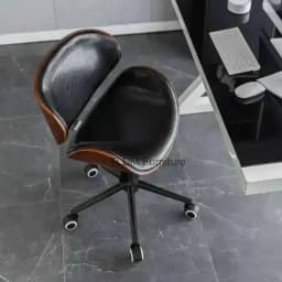 Chair Wood Craft Backrest Chairs Stainless Computer Steel Lift Chair Office Swivel Chair Study Dormitory Solid Desk Chairs
