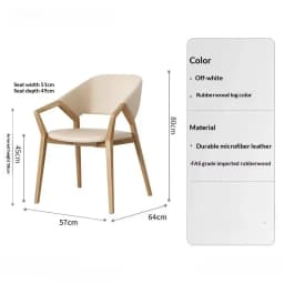 Nordic Wood Dining Chairs Modern Accent Hotel Replica Dining Chairs Restaurant Luxury Articulos Para El Hogar Patio Furniture