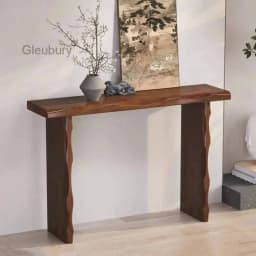 Vintage Century Elegant Mid Console Tables Shabby Wabi Sabi Beauty Console Tables Trendy Rustic Console Meuble Furniture Home