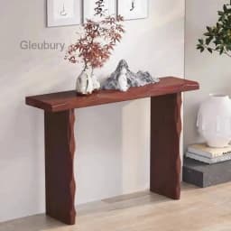 Vintage Century Elegant Mid Console Tables Shabby Wabi Sabi Beauty Console Tables Trendy Rustic Console Meuble Furniture Home