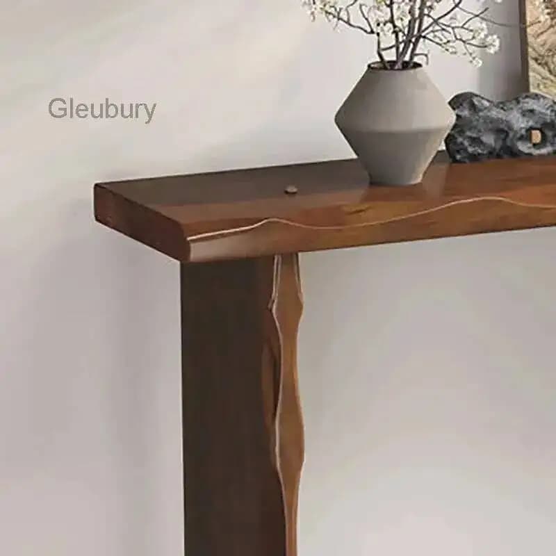 Vintage Century Elegant Mid Console Tables Shabby Wabi Sabi Beauty Console Tables Trendy Rustic Console Meuble Furniture Home