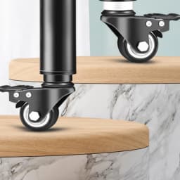 1Pcs 14-16/18-24cm Adjustable Furniture Feet High Quality Universal Caster Wheel for Furniture Swivel Caster Silent Portability