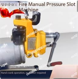 Roll Pipe Groover Fully Manual Steel Pipe Grooving Machine for 1"-6" steel pipe SCH10/SCH40