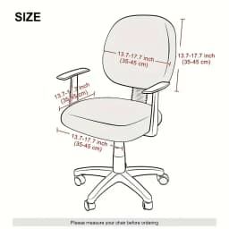 2pcs Velvet Office Chair Cover Elastic Dust-proof Gaming Chair Slipcover Solid Color Computer Chairs Seat Cover Decor for Home