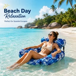 Inflatable Swimming Float Bed Canvas Floating Sofa Chair Foldable Dual Use Structure  for Seaside Pool Outdoor Water Games sofa