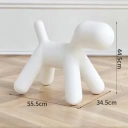 Creative Dog Style Stools Plastic Footstool Removable Shoe Changing Stool Portable Interior Small Furniture for Home