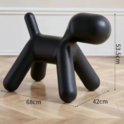 Creative Dog Style Stools Plastic Footstool Removable Shoe Changing Stool Portable Interior Small Furniture for Home
