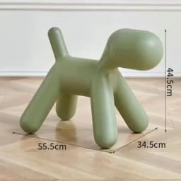 Creative Dog Style Stools Plastic Footstool Removable Shoe Changing Stool Portable Interior Small Furniture for Home