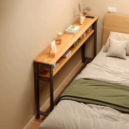 Small Narrow Table By The Wall, Bedside Locker Storage Cabinet Shelf Behind The Sofa Narrow Crack, Long Table