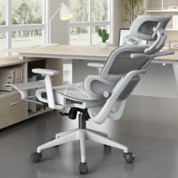 Adjustable Armrests Armchair 3D Ergonomic Chair Office Chair Computer Headrest Advanced Leg Rest Anime Gamer Bedroom