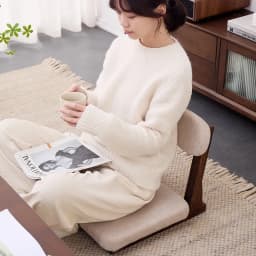 Bay Window Solid Wood Lazy Sofa Chair Household Backrest Comfortable Chair Balcony Leisure Low Stool Tatami