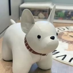 Dog Shoe Bench Home Entrance and Living Room Animal Themed Seat Cute Animated Children Stool Portable Stool Chair
