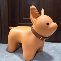 Dog Shoe Bench Home Entrance and Living Room Animal Themed Seat Cute Animated Children Stool Portable Stool Chair
