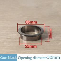 18-80mm Table Cable Outlet Grommet Round Plug Cover For PC Desk Wire Holder Cabinet Vent Hole Decorative Furniture Hardware