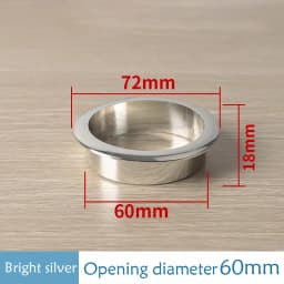 18-80mm Table Cable Outlet Grommet Round Plug Cover For PC Desk Wire Holder Cabinet Vent Hole Decorative Furniture Hardware