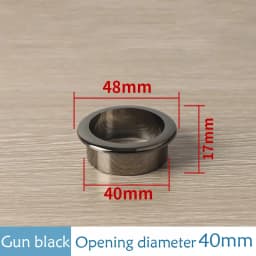 18-80mm Table Cable Outlet Grommet Round Plug Cover For PC Desk Wire Holder Cabinet Vent Hole Decorative Furniture Hardware