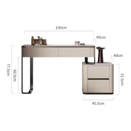 Minimalist Modern Vanity Table Chic Elegant Aesthetic Sturdy Vanity Table Trendy Classic Meuble De Chambre Bedroom Furniture