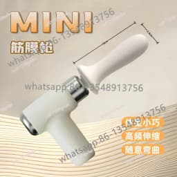 Extended Head Fascia Gun Girls Sports Mini Portable Rechargeable Fitness Massager