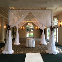 Aluminum Pipe Bracket Adjustable Square Curtain Frame Telescopic Decorative Arch Door Wedding Valance Rack