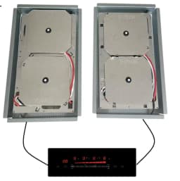 Hidden Induction Cooktop Invisible Built in Herd Magnetic Under Granite Ceramic Stove Hob Stovetop Commercial Induction Cooker