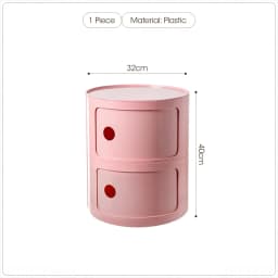 Nordic Net Red Bedside Cabinet Modern Simple White Round Creative Mini Simple Small Side Table Portable Nightstands Furniture
