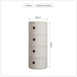 Nordic Net Red Bedside Cabinet Modern Simple White Round Creative Mini Simple Small Side Table Portable Nightstands Furniture