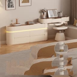 Big Closets Dressing Table Modern Living Room Wood Cosmetics Comfortable Mini Vanity Table Pink Kids Penteadeira Home Furniture