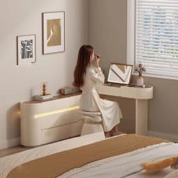 Big Closets Dressing Table Modern Living Room Wood Cosmetics Comfortable Mini Vanity Table Pink Kids Penteadeira Home Furniture