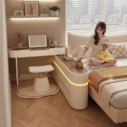 Big Closets Dressing Table Modern Living Room Wood Cosmetics Comfortable Mini Vanity Table Pink Kids Penteadeira Home Furniture