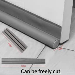 1 Door Bottom Seal Adjustable Door Bottom Seal Door Ventilation Baffle Wind Gap Blocking Room Sound Insulation Foam