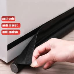 1 Door Bottom Seal Adjustable Door Bottom Seal Door Ventilation Baffle Wind Gap Blocking Room Sound Insulation Foam