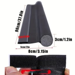 1 Door Bottom Seal Adjustable Door Bottom Seal Door Ventilation Baffle Wind Gap Blocking Room Sound Insulation Foam