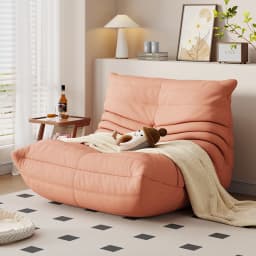 Living Room Bedroom Lovely Leisure Single Chair Reading Chair Balcony Rocking Chair Caterpillar Single Sofa Lazy Couch Tatami