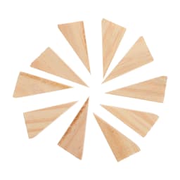 10pcs Wooden Stopper Wedges Solid Wood Anti-Slip Heavy Door Stoppers 6X2X3Cm For Tile Concrete Carpet Floor Block Non-
