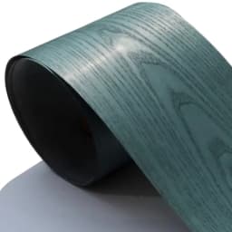 Peacock Green Dyed Figured Ash Wood Veneer Bold Color for Guitar Modern Doors Feature Wall Furniture Decor Panels 250*16cm