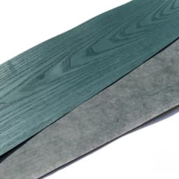 Peacock Green Dyed Figured Ash Wood Veneer Bold Color for Guitar Modern Doors Feature Wall Furniture Decor Panels 250*16cm