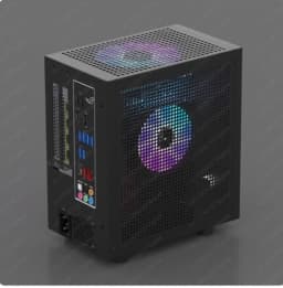 GEEEK M21 / M31 Mini ITX Computer Case, Supports 120mm AIO Liquid Cooler, Low-Profile GPU and 1U Flex ATX PSU, Compact Small