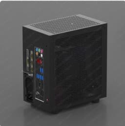 GEEEK M21 / M31 Mini ITX Computer Case, Supports 120mm AIO Liquid Cooler, Low-Profile GPU and 1U Flex ATX PSU, Compact Small