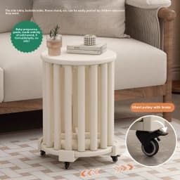 Solid Wood Stool Stackable Restaurant Chairs Space Saving Side Tables Mobile Coffee Table Stools (White/Walnut/Black)4-in-1