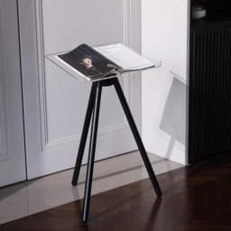 Living Room Floor Reading Stand Sofa Side Display Rack Modern Book Holder for Magazine Catalog Exhibition Sample Room Home Decor