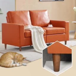 Furniture Legs Wood Sofa Legs Walnut Color Couch Replacement Legs for Cabinet Vanity Couch Chair Dresser