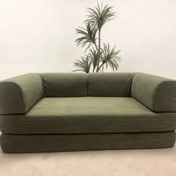 Air Compression Deformable Modern Style Flannel Modular Sofa Fabric Couch for Living Room Sectional Composable Sofa Bed