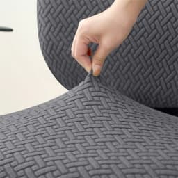 2PCS Solid Color Office Chair Covers Jacquard Split Computer Chair Slipcover Washable Stretch Gaming Chair Cover Home Hotel
