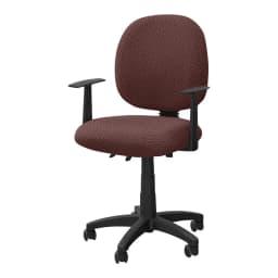 2PCS Solid Color Office Chair Covers Jacquard Split Computer Chair Slipcover Washable Stretch Gaming Chair Cover Home Hotel