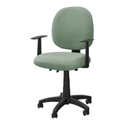 2PCS Solid Color Office Chair Covers Jacquard Split Computer Chair Slipcover Washable Stretch Gaming Chair Cover Home Hotel