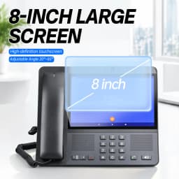 4G LTE VOLTE Sim Card 8 Inch Screen MP3 FM Video Call Wifi Hotspot Android Cordless Telephone 3G 2G Fixed Wireless Phone