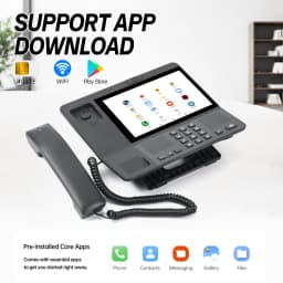 4G LTE VOLTE Sim Card 8 Inch Screen MP3 FM Video Call Wifi Hotspot Android Cordless Telephone 3G 2G Fixed Wireless Phone
